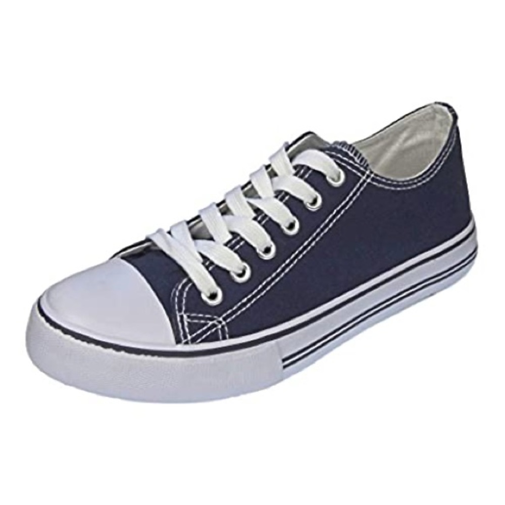 Navy Blue and White Tennis Shoes 👟